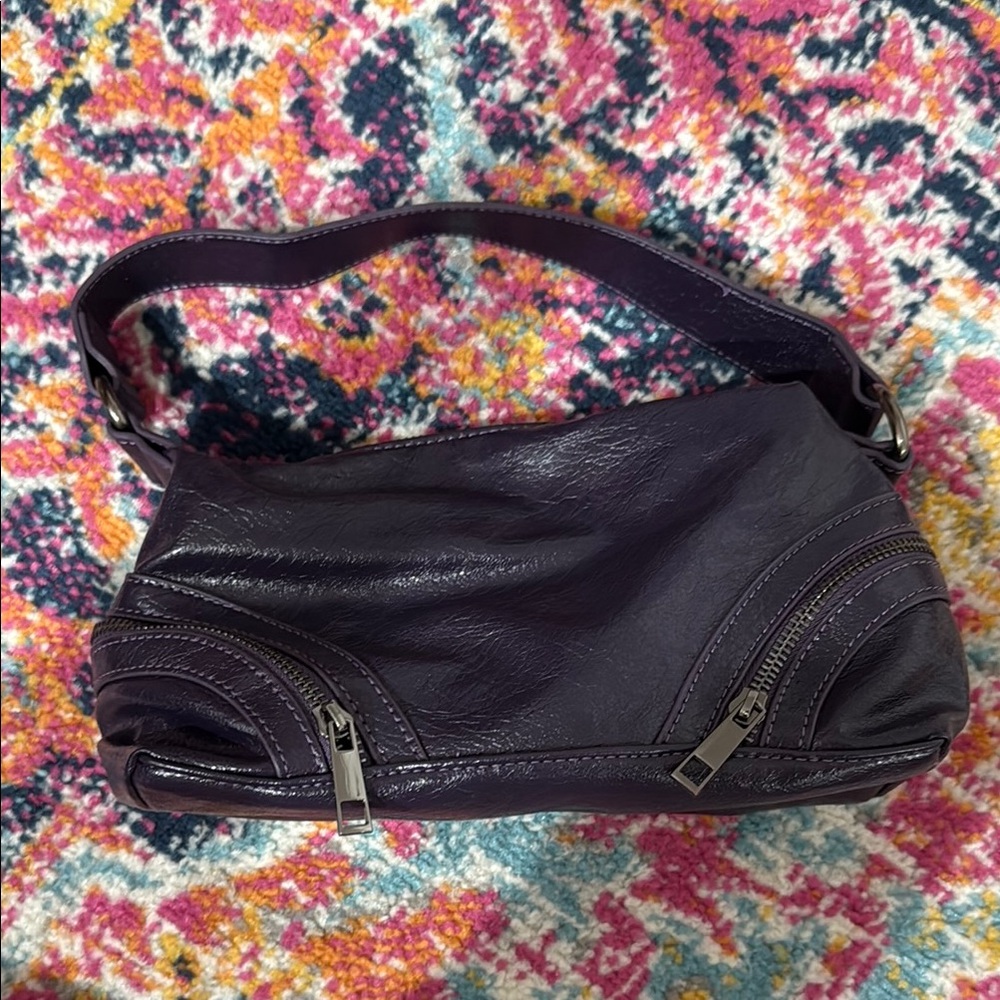 Forever 21 Purple Shoulder Bag with Sleek Design